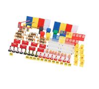 THINCAN 95/75pcs Traffico Realistico Coni Per Bambini Scopi Educativi E Giochi Creativi Modello Da Tavolo Paesaggio Decori