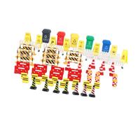 THINCAN 95/75pcs Traffico Realistico Coni Per Bambini Scopi Educativi E Giochi Creativi Modello Da Tavolo Paesaggio Decori
