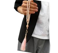 THINCAN 99 Perline Tasbih Perline Musulmani Preghiera Artificiale Fine Liscio Per Esperienza Religiosa E Serenità Sibha Accessori Religiosi Preghiera, Separazione dei colori, Taglia unica