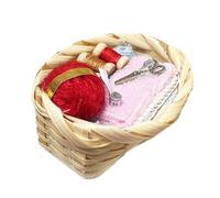 THINCAN Alla moda in miniatura Scena Lavanderia Cesto di immagazzinaggio Set Case delle bambole realistiche Accessori per la Casa 1 12 Scala Per Abbigliamento Casalingo Miniature