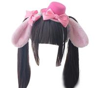 THINCAN Anime Party Copricapo Orecchie Peluche Fascia Lolitastyle Costume Copricapo Adolescente Ragazza Cosplay Copricapo Festa Puntelli di Scena