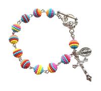 THINCAN Arcobaleno Perline Bracciali Polso Gioielli Perline Gioielli A Mano Bracciale Bracciale In Lega Per La Festa Di Matrimonio