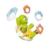 THINCAN Baby Bagno Toy Spruzzatore Elettrico Tortoise Rotante Acqua Sprinkler Giocattolo Per Divertente Tempo di Bagno E Interazione Sui Genitori Bambini