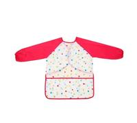 THINCAN Bambini Artisti Pittura Grembiuli Impermeabile Manica Lunga Con 3 Tasche Impermeabile Curve Artificiali Per Cucina