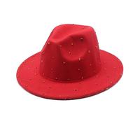THINCAN Bejeweled Cappello da cowboy per feste di addio al celibato, discoteca per attrice, discoteca