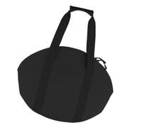 THINCAN Borsa per padella da forno con maniglia, resistente ai vestiti, impermeabile, per barbecue, per cucine, ergonomica, pic-nic, Nero , oval