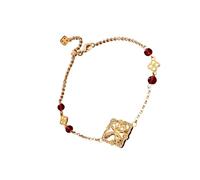 THINCAN Bracciale a doppio strato di monastero a serpente celticed gioielli ispirati con materiale in rame robusto testurizzato
