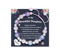 THINCAN Bracciale con strass con ciondolo a forma di cuore regolabile lunghezza tempesta accessorio per ragazze
