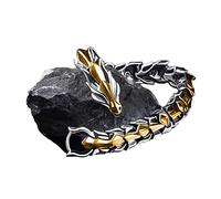 THINCAN Bracciale da motociclista Dragon Skala Dragon Link, collana con drago, idea regalo di compleanno, bracciale alla moda