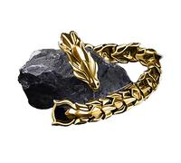 THINCAN Bracciale da motociclista Dragon Skala Dragon Link, collana con drago, idea regalo di compleanno, bracciale alla moda
