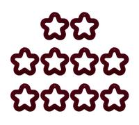 THINCAN Braccialetto a forma di stella, 10 pezzi, per Halloween, cavo a cinque punti, a forma di stella, in acrilico