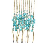 THINCAN Braccialetto di erba di cristallo artificiale per coppie desiderio Handchains Bracciali di tessuto fatti a mano Bracciali Giocare Gioielli Yoga Gioco Felicità