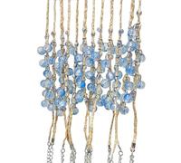 THINCAN Braccialetto di erba di cristallo artificiale per coppie desiderio Handchains Bracciali di tessuto fatti a mano Bracciali Giocare Gioielli Yoga Gioco Felicità