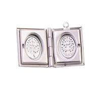 THINCAN Ciondolo Rivelabile Personalizzato Elegante Foto Meda Locket Per Collana Artigianato Gioielli Generazione Incantesimo