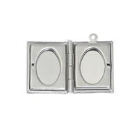 THINCAN Ciondolo Rivelabile Personalizzato Elegante Foto Meda Locket Per Collana Artigianato Gioielli Generazione Incantesimo