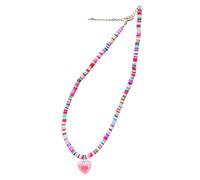 THINCAN Collana da donna con perle di Boemia girocollo dopamine collana gioielli carino regalo, Argilla polimerica