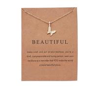 THINCAN Collana di perle naturali fatte a mano collana di perle di lusso gioielli con ciondolo per animali Un'opzione regalo premurosa ciondolo per animali, Taglia unica, come descritto, come