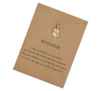 THINCAN Collana di perle naturali fatte a mano collana di perle di lusso gioielli con ciondolo per animali Un'opzione regalo premurosa ciondolo per animali, Taglia unica, come descritto, come