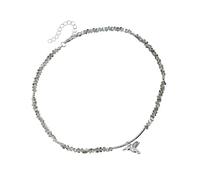THINCAN Collana moderna regolabile per uccelli, delicata lega di lega, design a strati leggeri, per un'usura casual, leggera per tutti i giorni, Taglia unica, come descritto, come descritto