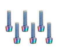 THINCAN Confezione da 6 pinze freno per bicicletta, bulloni, viti a vite in acciaio inox, per accessori, bottiglie d'acqua, viti di montaggio a gabbia