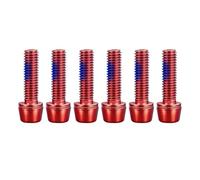 THINCAN Confezione da 6 pinze freno per bicicletta, bulloni, viti a vite in acciaio inox, per accessori, bottiglie d'acqua, viti di montaggio a gabbia