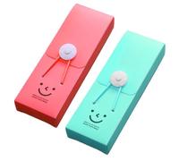 THINCAN Crayon School Supplies Case - Custodia multifunzione per studenti, Green Plus Red