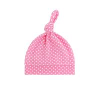 THINCAN Cuffia fetale elastica per neonati, comoda ed estensibile, design traspirante, per bambini da 0 a 24 mesi, in cotone annodato, i, Taglia unica