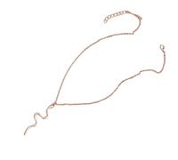 THINCAN Delicato Serpenti Pendente Collana Moderna Oro/Argento Serpente Collare Collare Per Un Look Raffinato