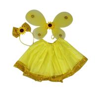 THINCAN Dolce da sogno principesse da favola farfalla ali fasce tutus gonna festa di compleanno Halloween cosplay costumi accessori di scena