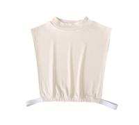 THINCAN Donne alla moda con colletto mezzo top versatile scollatura accessorio per ogni outfit da donna Collar Trendy Dolcevita rimovibile, arancione, M