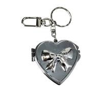 THINCAN Elegante bel fiocco cuore cuore fascino pendnat gioielli gioielli gioielli accessori per fidanzato e coppie con diversi colori