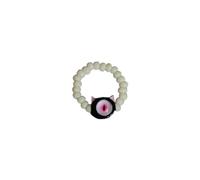 THINCAN Eleganti anelli di gatto fatti a mano Orament perline colorate anelli elastici accessori gioielli regali per gli amanti degli animali domestici gioielli alla moda, come descritto