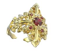 THINCAN Gothic Statement Ring Handschmuck Unici Anelli Vintage che offrono un look alla moda per coloro che circondano l'individualità degli accessori per gioielli gotici, come descritto