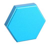 THINCAN Hexagon Biliardo Gesso Porta-gesso Alluminio Pool Cue Chalk Case Chals Carriers Case Per Accessori