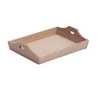 THINCAN In Miniatura Legno Brunch Servizio Piatti Servizio Prima Colazione Vassoio Scala Con Manici Rotolo Per Gioco S