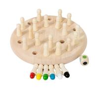 THINCAN Legno Memoria Matching Stick Scacchi Educazione Precoce Memoria di Colore Scacchi Capacità Cognitiva Apprendimento Giocattoli Per Bambini Competenze Cognitive Imparare Giocattoli Per I Bambini