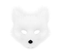 THINCAN Mascherata Copertura Viso Volpi Copertura Facciale Peluche Animale Copertura Viso Cover Lupo Copertura Viso Mezza Copertura Viso