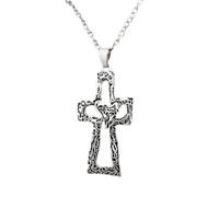 THINCAN Moda Orecchini Religiosi Caduta Orecchini A Collana Religiosa Per La Donna Moderna Il Cuore Antico Presentato, misura unica, come descritto, come descritto