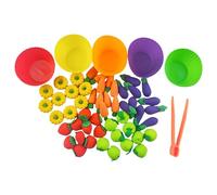 THINCAN Montessoris Inspire Children Giocattolo Educativo Con Frutta E Verdura Rimovibili Per Lo Sviluppo Delle Competenze