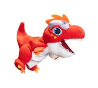 THINCAN Morbido Verde Peluche Bambola A Mano Con Bocca Mobile Interattivo Dinosauro Giocattoli Di Peluche Per Giocare Giocare Storie Narrativa Regalo Bambini