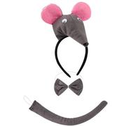 THINCAN Mouse/maiali/mucca/scimmia/pecora/tirger/cani costume set orecchie fascia pavimento coda bambini Halloween animali di Natale cosplay oggetti di scena