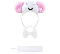 THINCAN Mouse/maiali/mucca/scimmia/pecora/tirger/cani costume set orecchie fascia pavimento coda bambini Halloween animali di Natale cosplay oggetti di scena