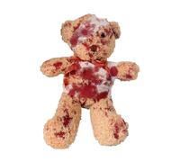 THINCAN Orso di peluche ferito dall'orrore con ciondolo gotico crudele esposizioni infestate Safe PP Cotton Halloween giocattolo personaggio, Taglia unica, come descritto