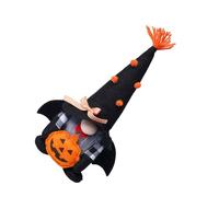 THINCAN Peluche di Halloween con ali di pipipistrello e svedese scandinavian Tomtes decorazione da tavolo accessori espositori peluche gnomi regalo da collezione