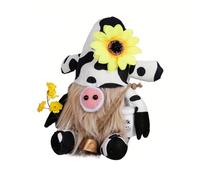 THINCAN Peluche Doll Rudolphs Cow Festival Ornamento Nani nemici Bambole Figure Decorare Belle Decorazioni Fatte A Mano