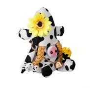 THINCAN Peluche Doll Rudolphs Cow Festival Ornamento Nani nemici Bambole Figure Decorare Belle Decorazioni Fatte A Mano