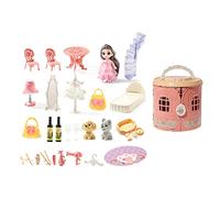 THINCAN Per le bambole Borse Accessori Bambola Casa Dolce Miniature Villa Cucina Castello Giocattolo Ragazza Compleanno Regalo