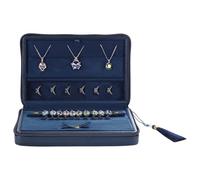 THINCAN Pratico PU Pelle Gioielli Scarpe Custodia Elegante Organizzatori Con Cassetti Design Monastico Intagliato Per Uso Domestico