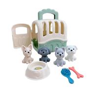 THINCAN Realistico Cura Del Cane Alimentazione Prima Di Giocare Giocattoli Per Bambini Ragazze Pet Vettore Ornamentale Giocattoli Bambini Giochi Di