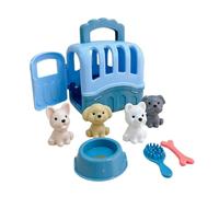THINCAN Realistico Cura Del Cane Alimentazione Prima Di Giocare Giocattoli Per Bambini Ragazze Pet Vettore Ornamentale Giocattoli Bambini Giochi Di